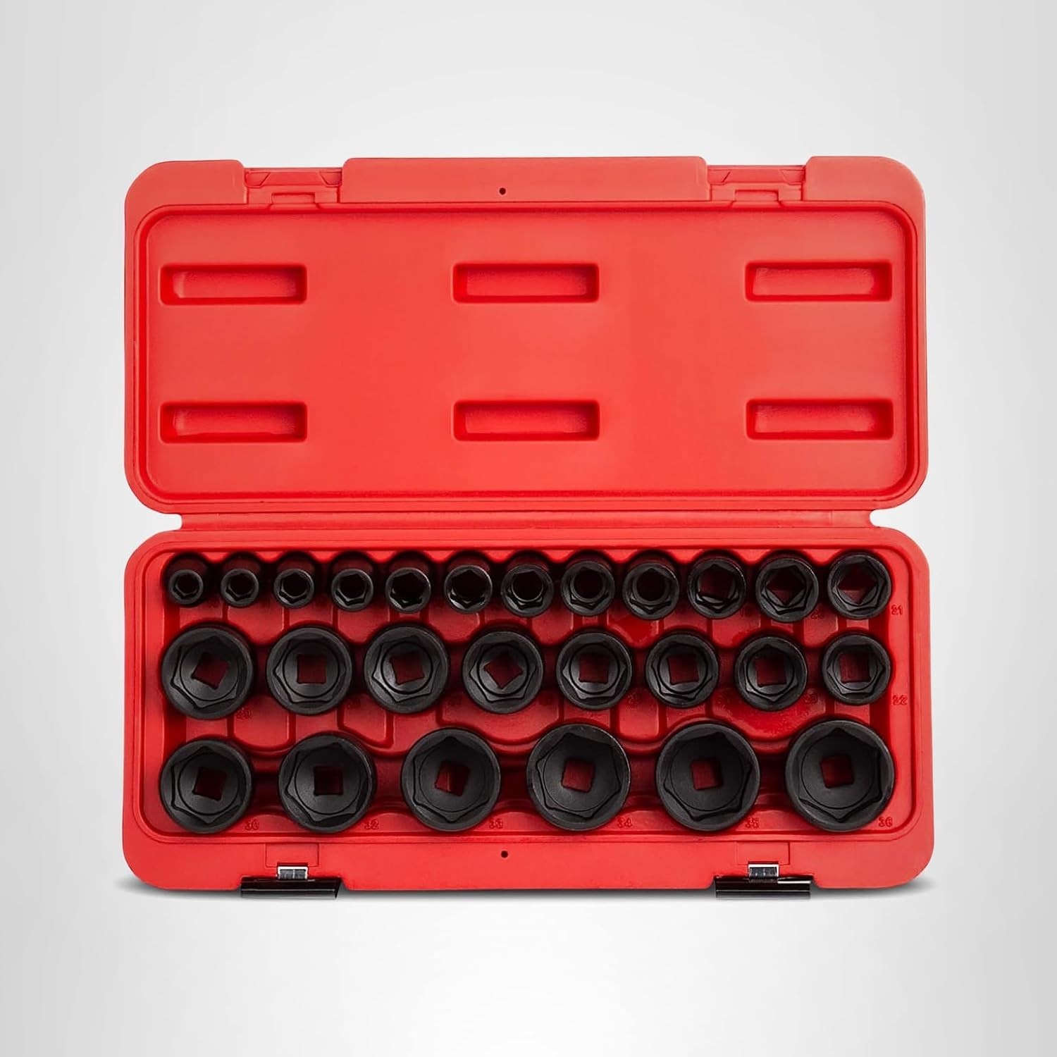 Lifetime Guaranteed 26-Piece Metric Impact Socket Set with Cr-Mo Steel Precision
