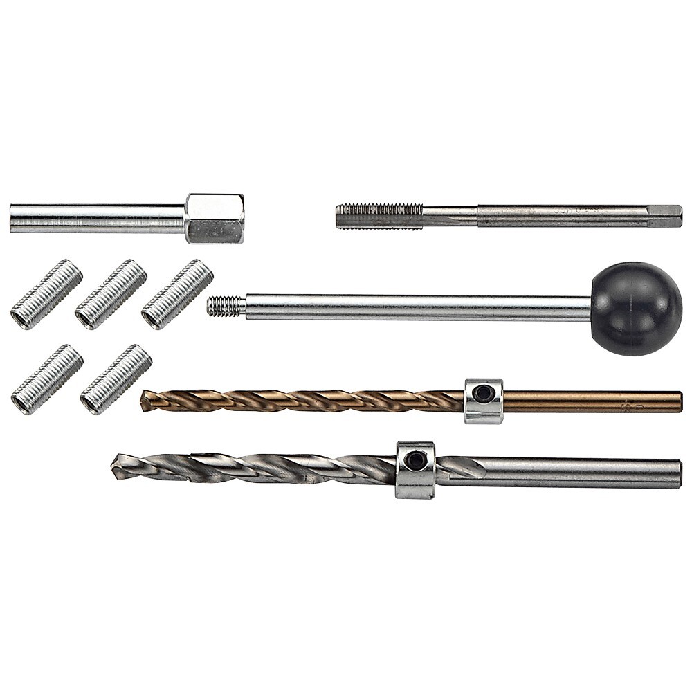 JTC-6742 INJECTOR THREAD REPAIR SET Damaged thread is reworked to M8 x 1.0