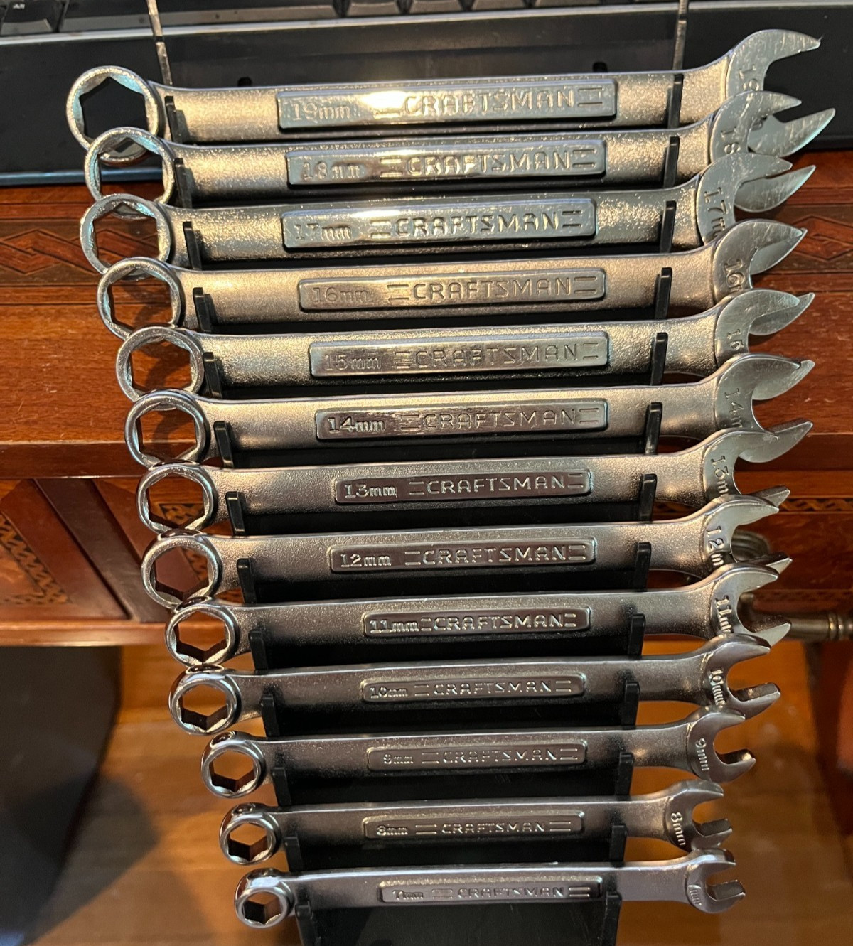 Craftsman USA VA 13-pc Metric 6-Point Combination Wrench Set 7-19mm RARE!