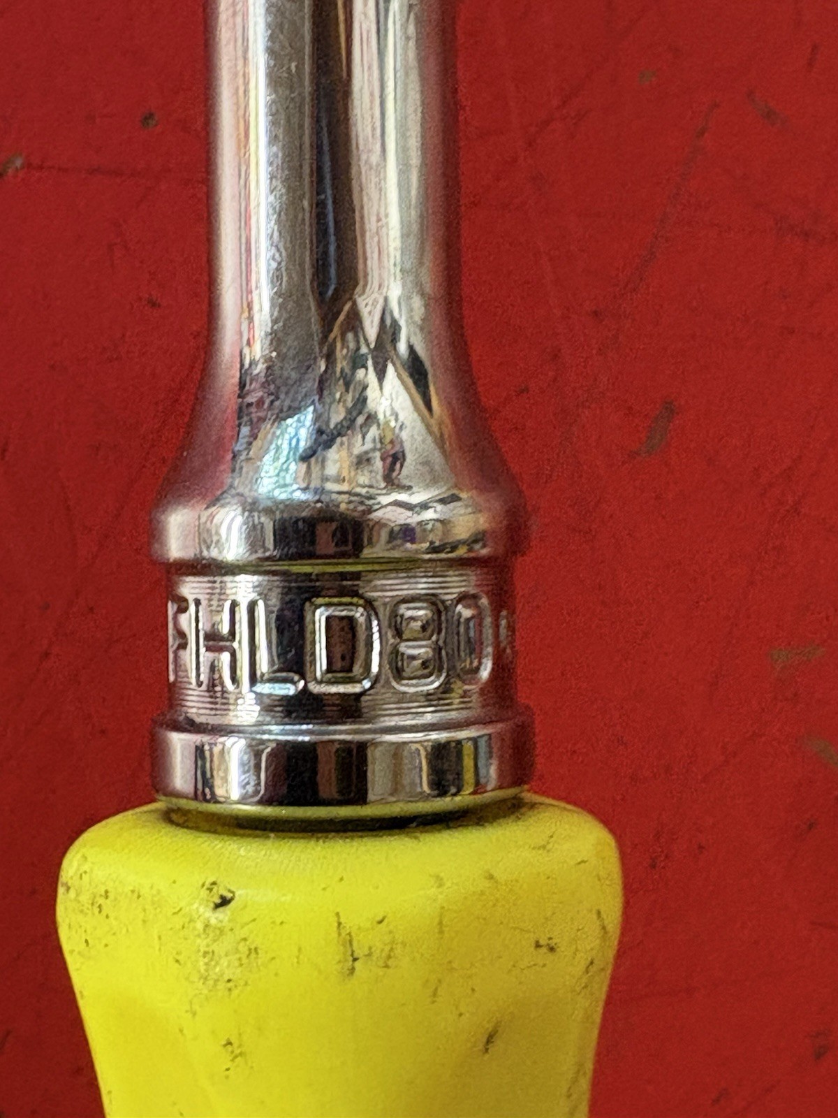 Snap On Tools USA FHLD80 3/8″ Drive Long CLASSIC YELLOW Hard Handle Ratchet