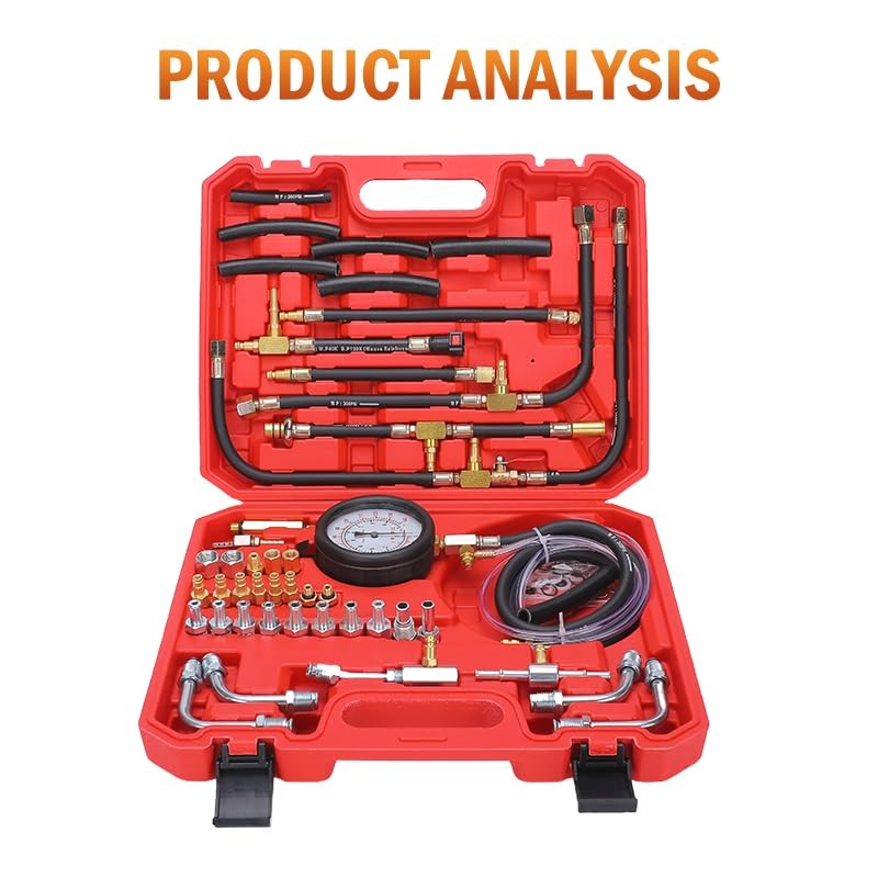 Manómetro Probador Presión Combustible Inyección Gasolina 0-140PSI 10Bar Univers