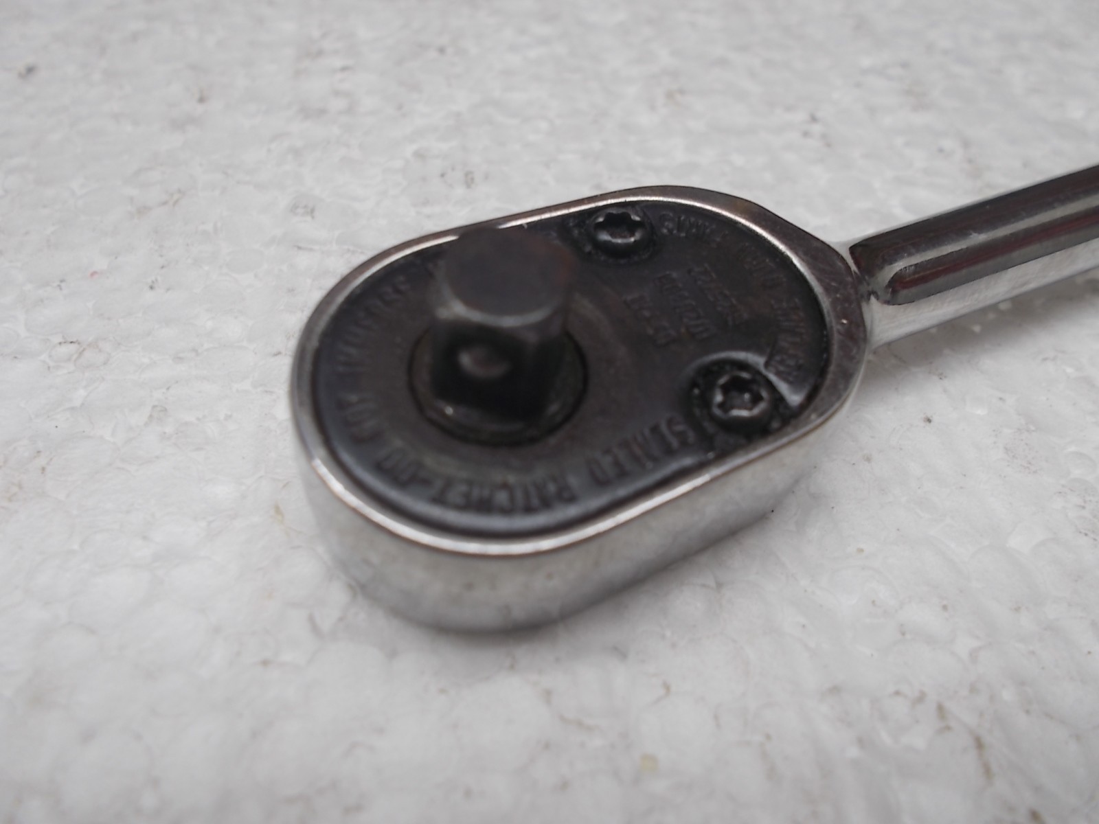 Snap-on tools 1/4″ drive Long Fixed Head Ratchet TL72F USA Nice!