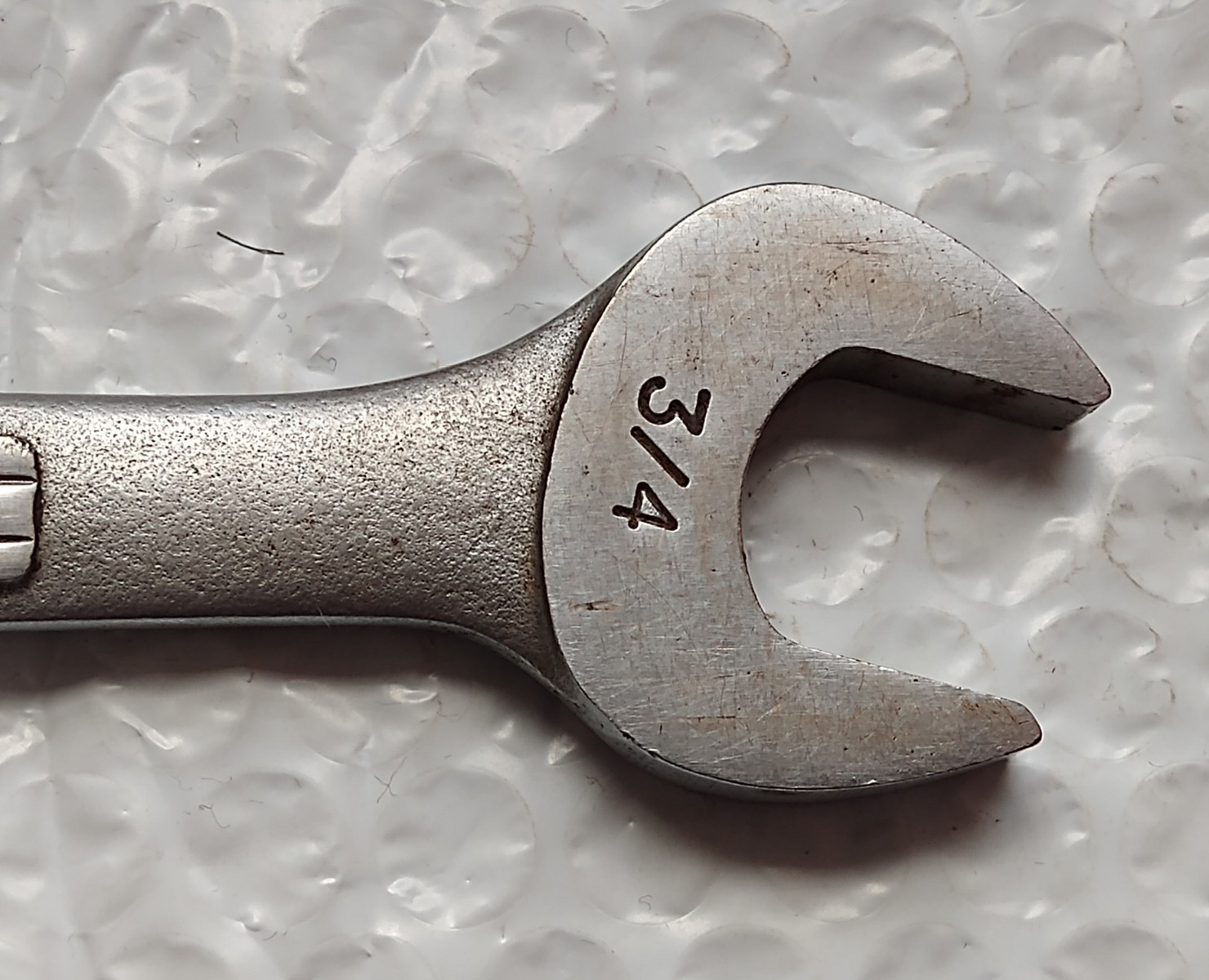 CRAFTSMAN TOOLS USA VV44582, 5/8 x 3/4 DBL. OPEN-END WRENCH, 7.75 LONG.