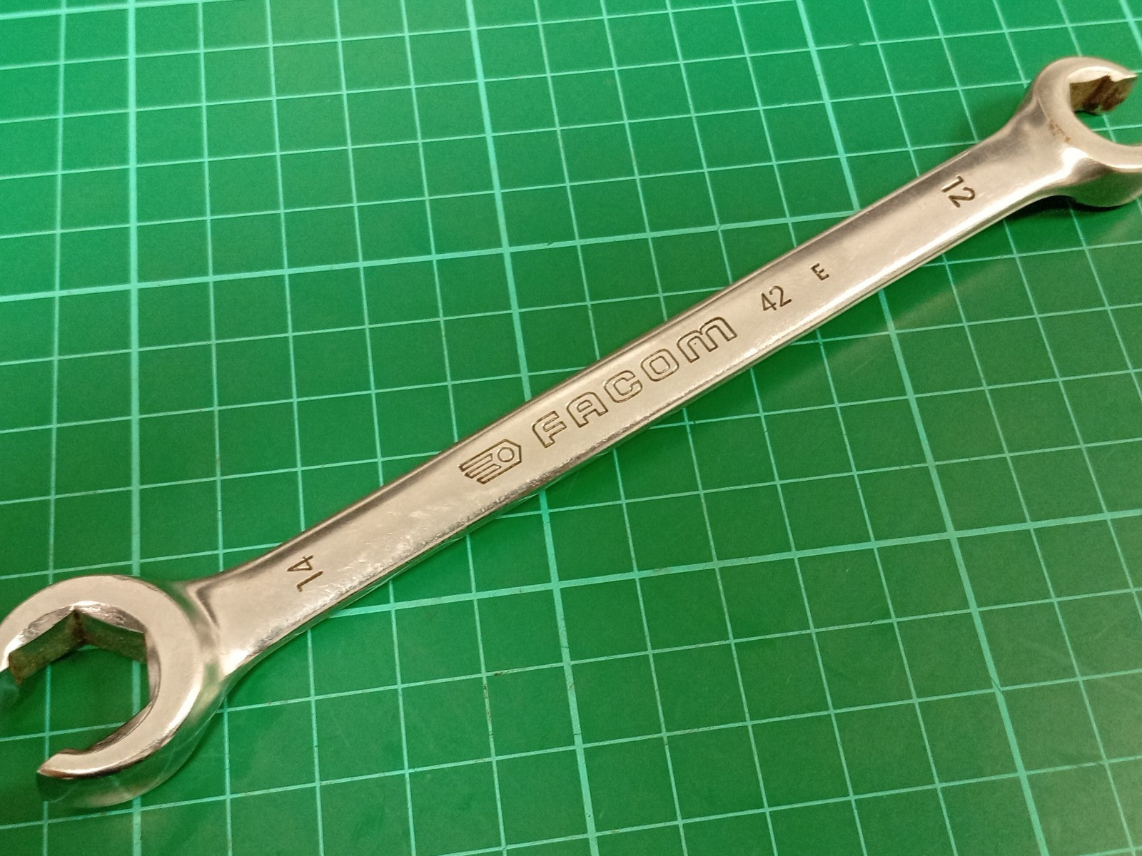 Facom 42.12×14, 12mm x 14mm Flare Spanner Wrench