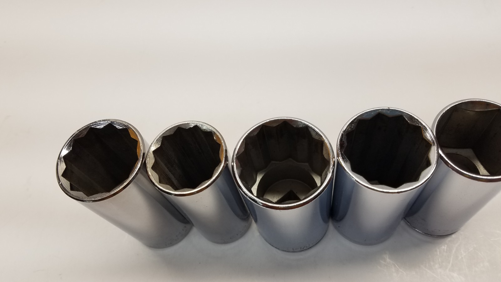 Lot Of 5 1/2Drive Deep Well Sockets EASCO, Thorsen ,PM and 2 Craftsman * Nice