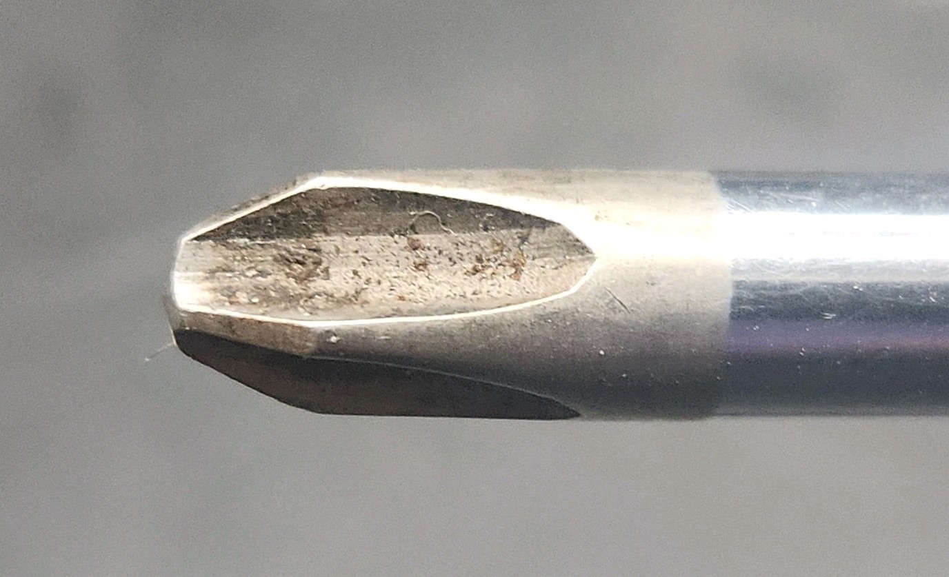 Snap-On Tools No. 3 Philips Head Screwdriver Black Hard Handle #SDDP63