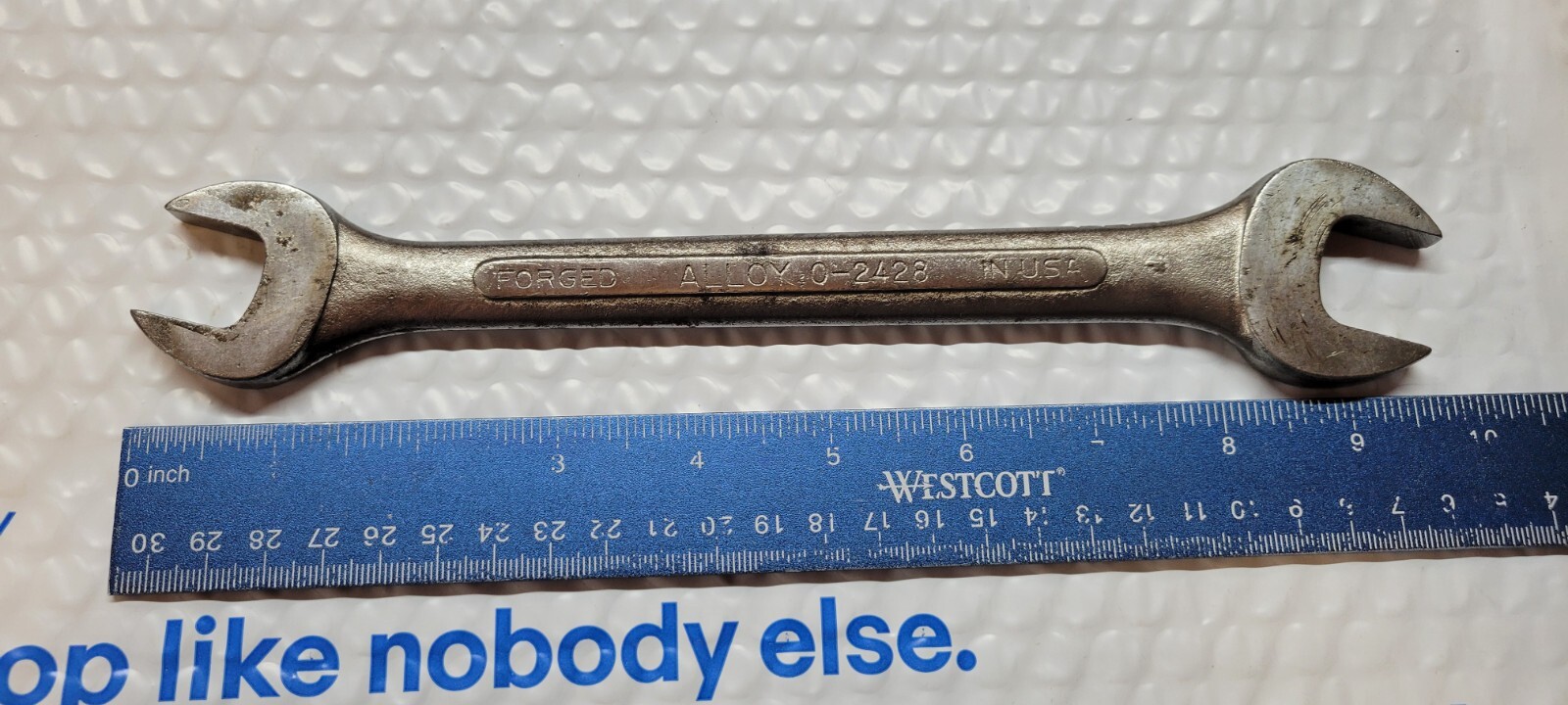 S-K Lectrolite O-2428 3/4″×7/8″ Double Open End Wrench