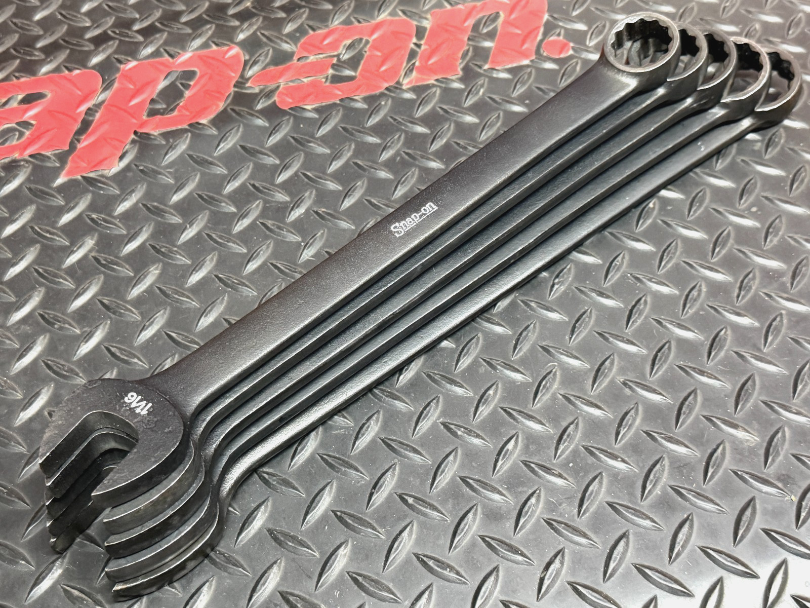 Snap on 1-1/8″ 1-1/16″ 1-1/4″ 1-5/16″ 1-3/8″ GOEX Industrial Service Wrench Set