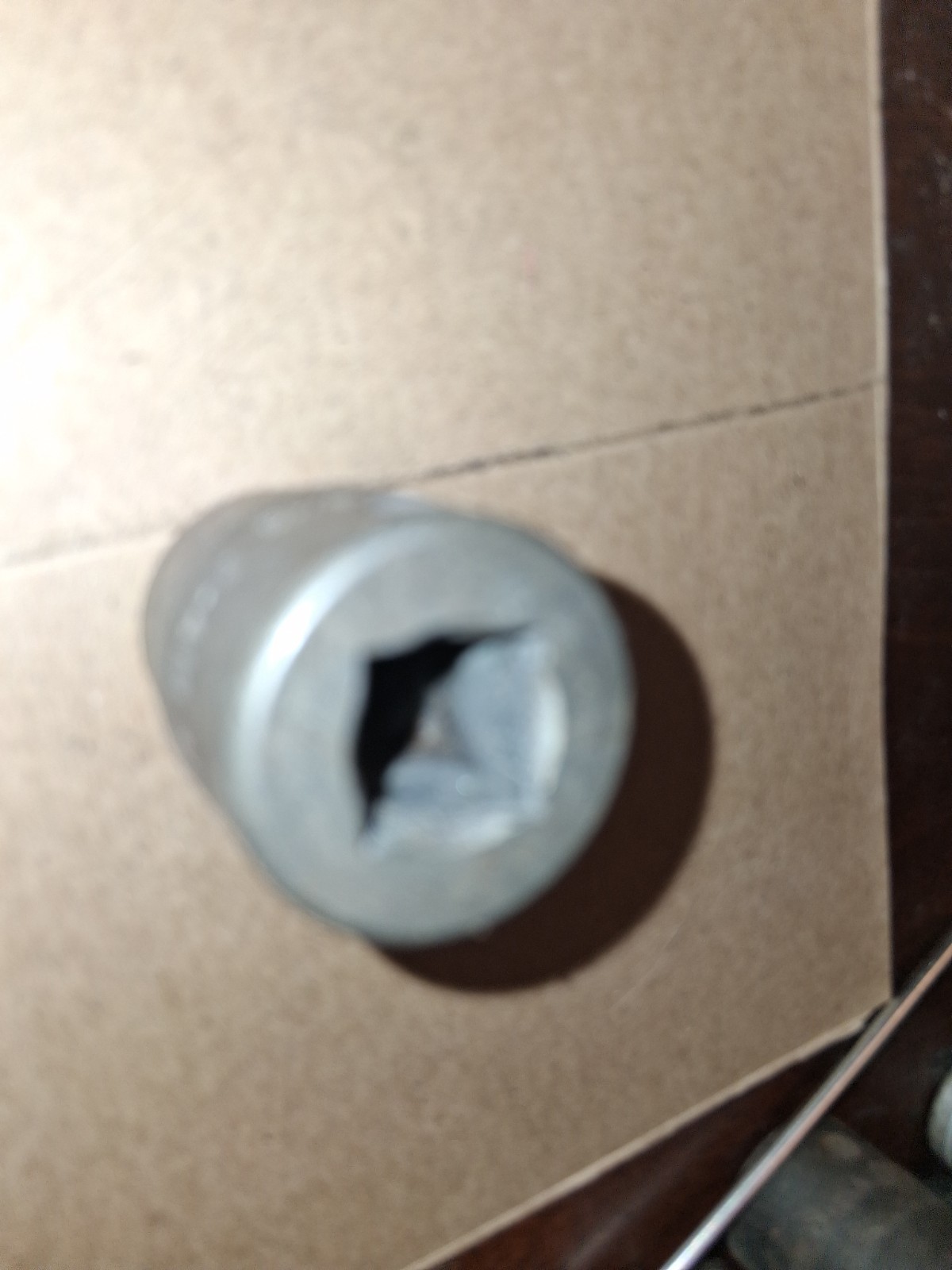 Vintage Snap On P418 9/16” Double Square impact Socket 1/2” Drive USA