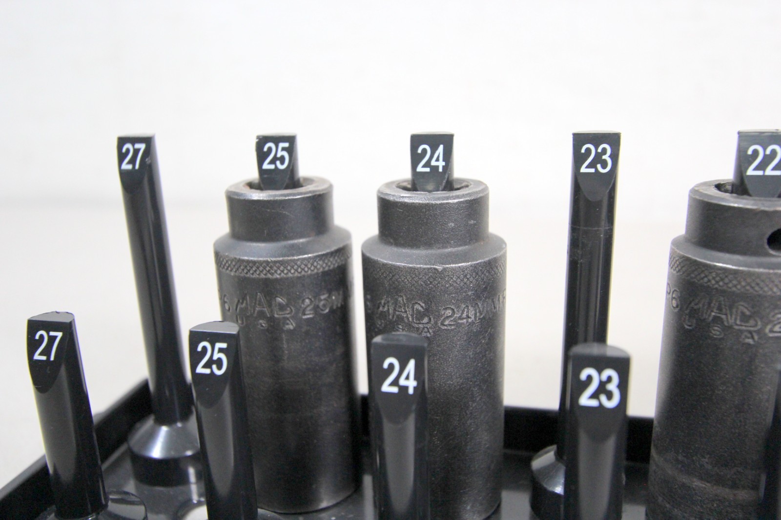 15pc Mac Tools 1/2″ Drive Metric Impact Socket Set 6 Point VDP6 READ DESC