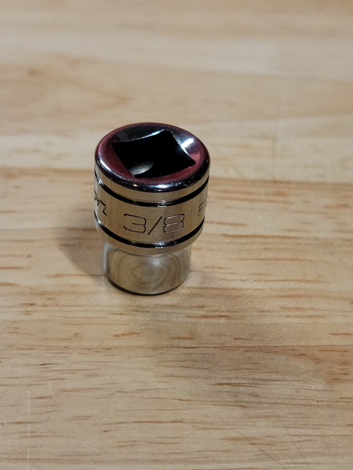 Snap-on Tools F121 3/8″ SAE 3/8” Drive 12-Point Shallow Chrome Socket USA