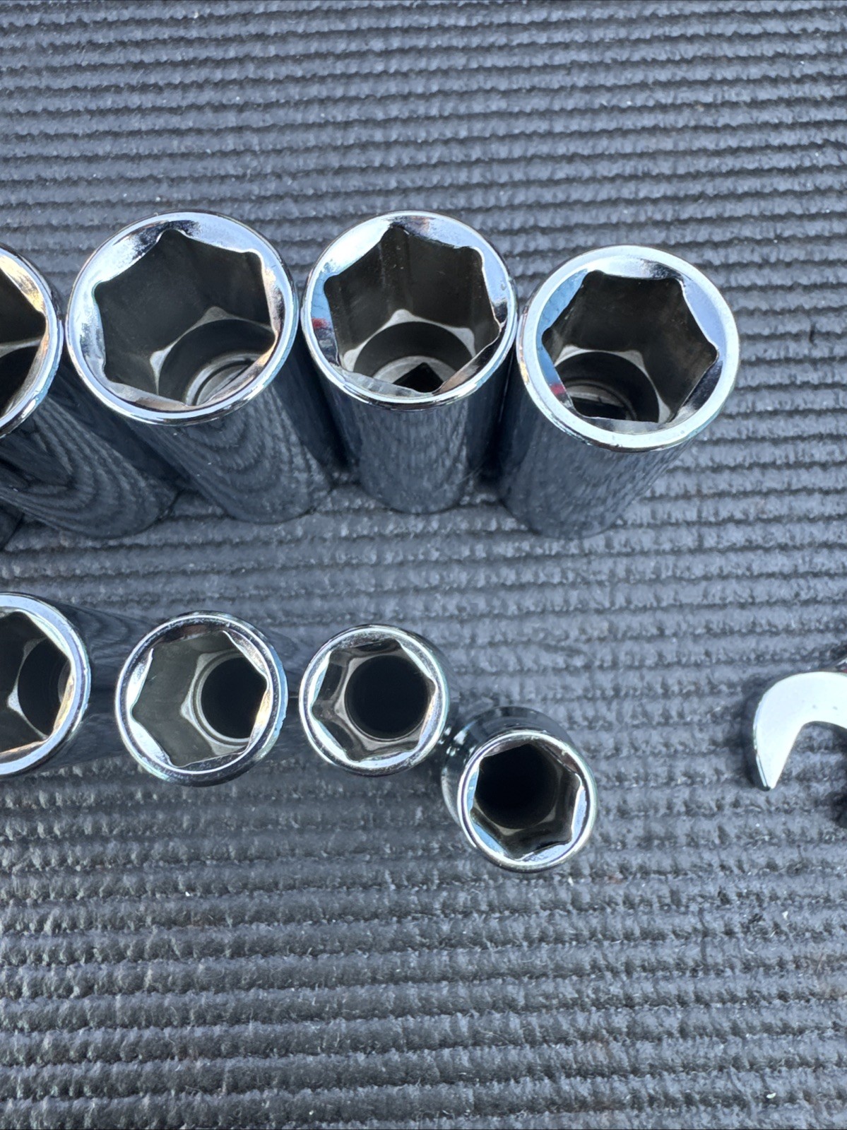 Rare Sears Craftsman USA Nos Metric Midlength Socket Catalog Set 11Pc 9-19mm 3/8