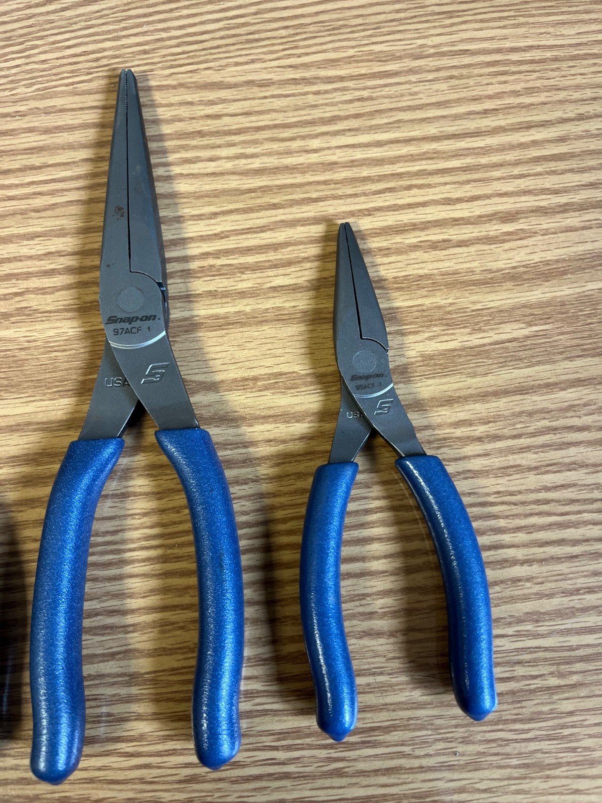 SNAP ON POWER BLUE SIX PIECE PLIER SET — LOC#115