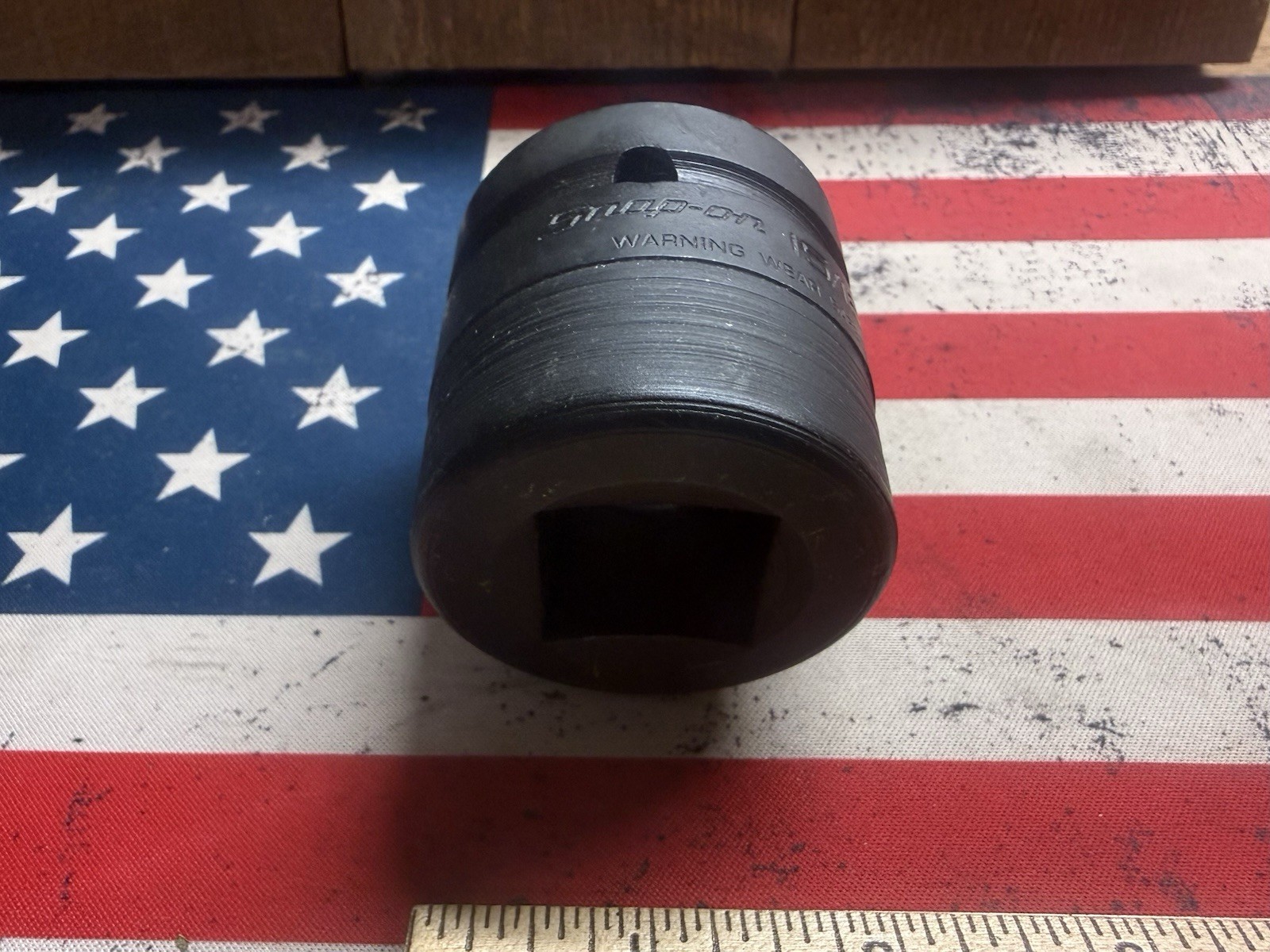 Snap-On IM-730 1″ Drive 15/16″ 4-Point Square Impact Socket, Made In The USA