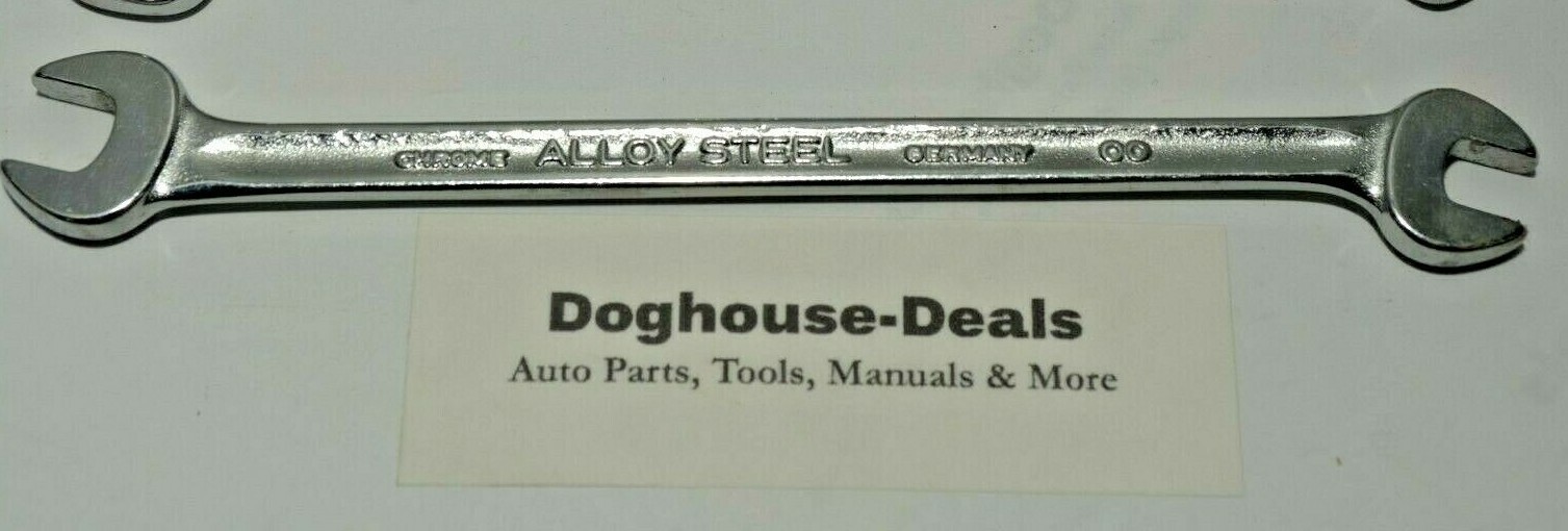 1/4″ 5/16″ Open End Stahlwillie Wrench, Germany, Chrome, Looks Unused