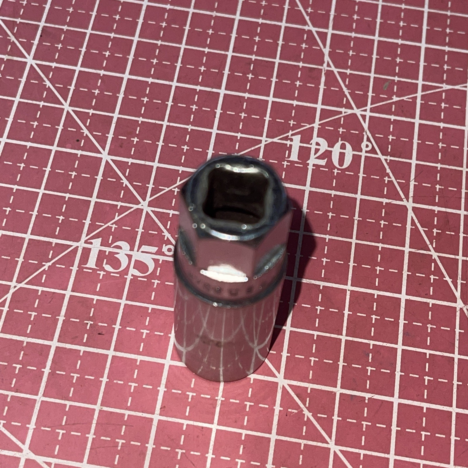 Snap on USA S9706 5/8 In SAE 3/8” Drive Spark Plug 6 Point Socket Vintage 5/8”
