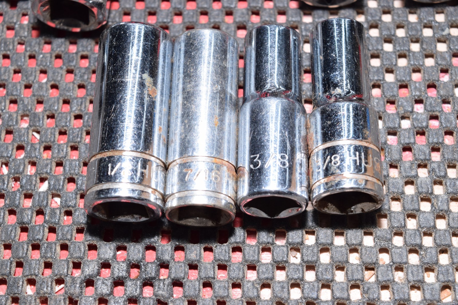 😳LARGE LOT 15LBS🫡 107 Pcs Sockets SAE Metric Drive 6 Point 12 Point Husky 5233