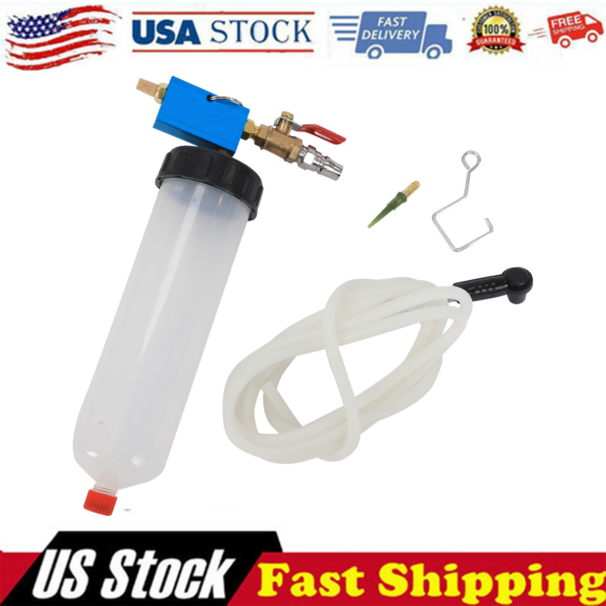 1xCar Vehicle Vacuum Brake Bleeder Tank Fluid Oil Change Pump Equipment Tool Ki