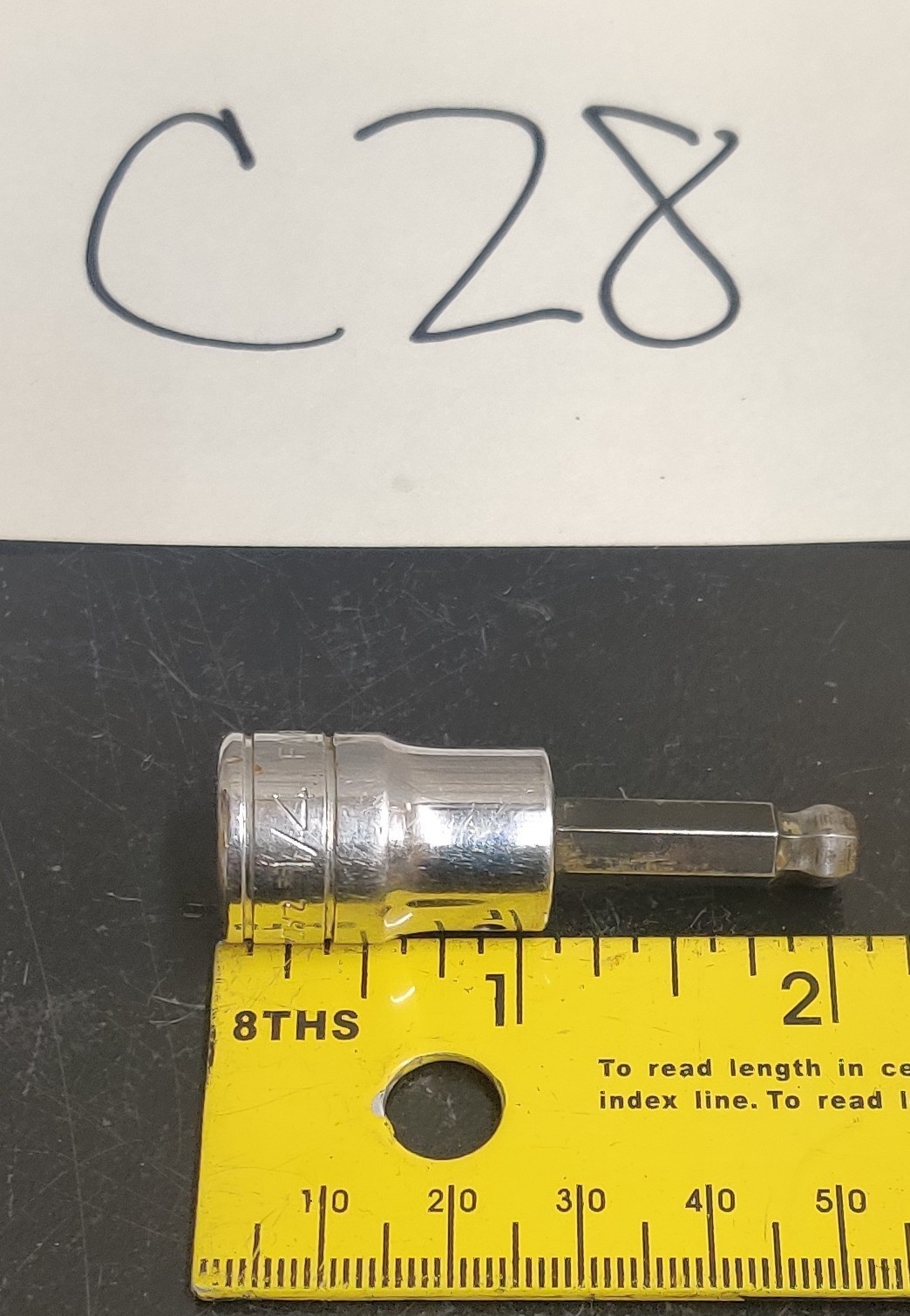 SNAP-ON TOOLS FAB8 1/4″ Ball End Hex Allen Bit 3/8″Drive Socket – FREE SHIPPING