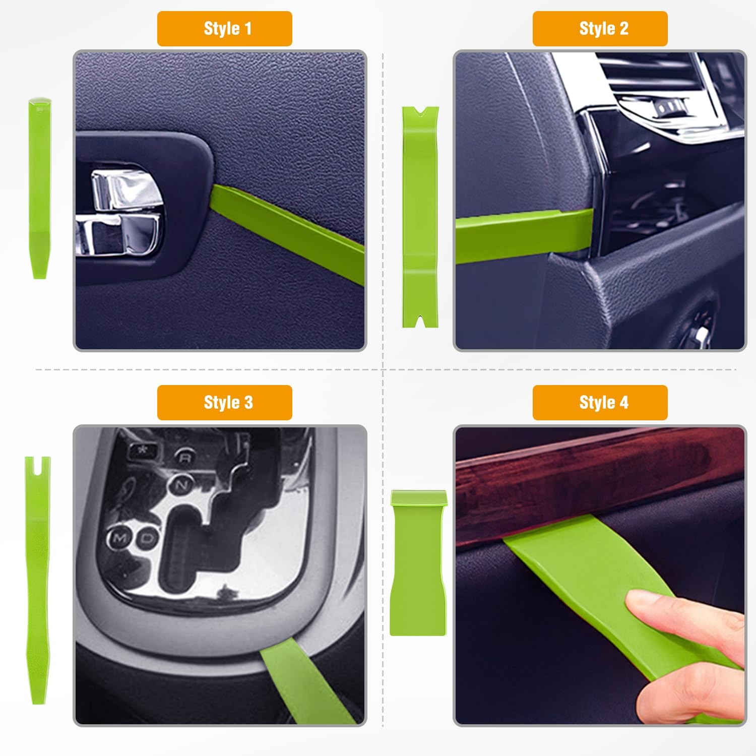 Auto Trim Removal Tool Kit 6PCS NoScratch Tools for Car Audio & Molding