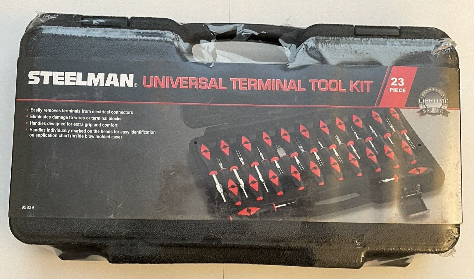 STEELMAN 95839 Universal Terminal Tool Kit 23 Pieces with Case