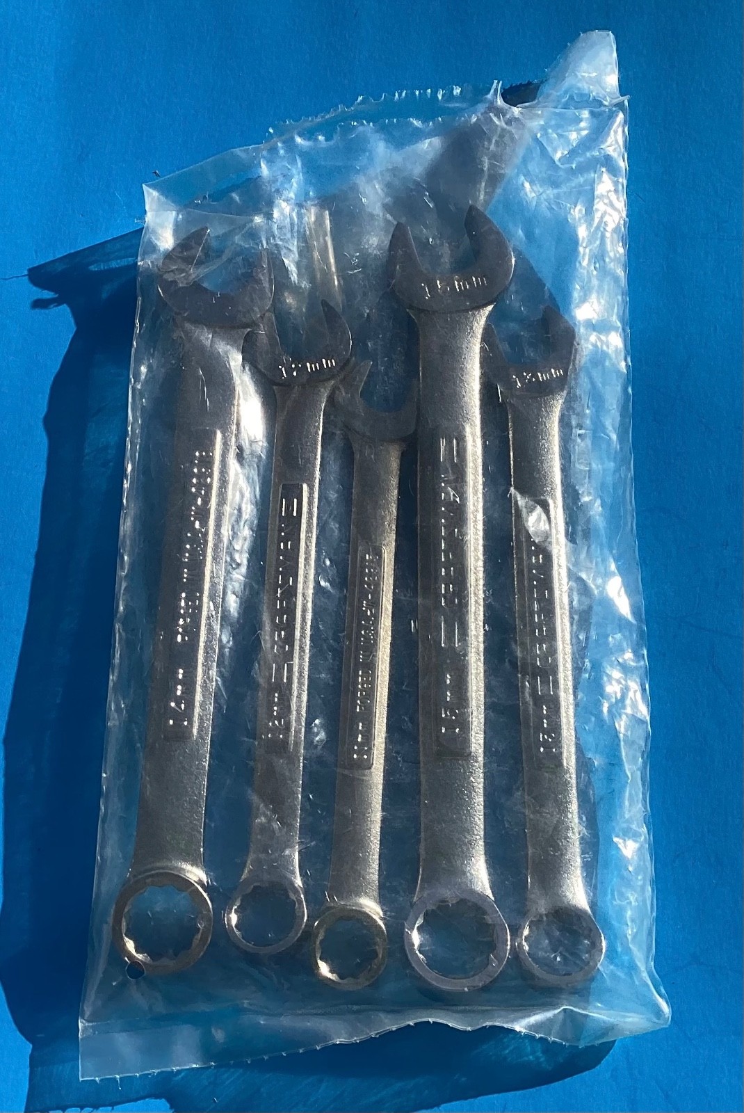 NOS Craftsman Metric Combination Wrenches, 5 Piece, 11mm-15mm.