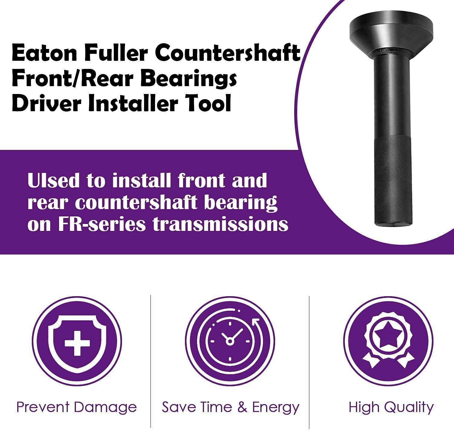 Eaton Fuller FR Transmission Countershaft Bearing Driver Installer Tool RR1015TR