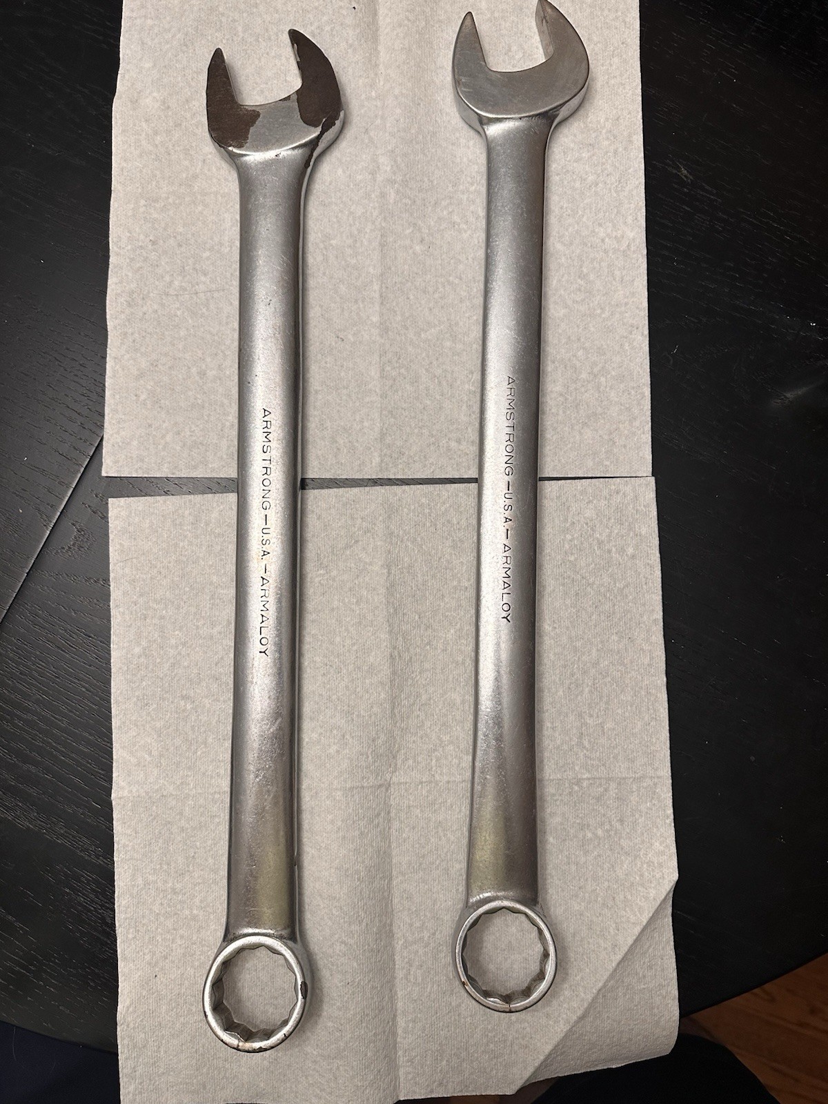 ARMSTRONG. COMB. WRENCH- 1-7/16″ OPG 12-PT LONG. 2 Wrenchs