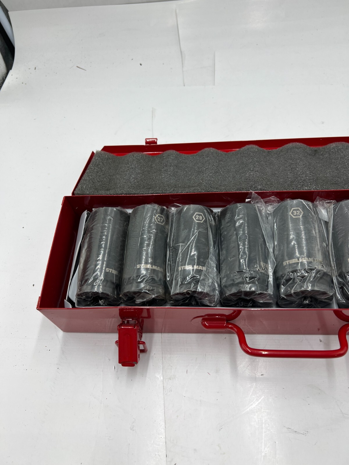 Steelman 8-Piece Pro Deep Drive 6 Point Impact Metric Socket Case