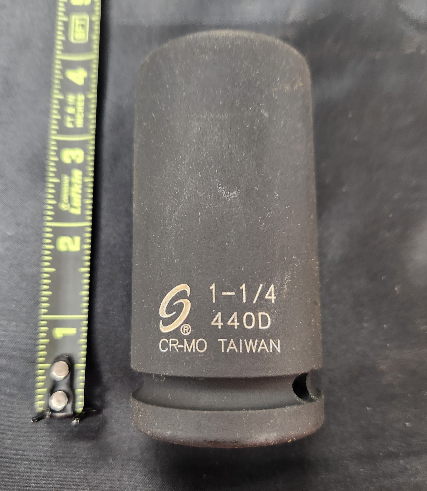 QTY 1 NEW SUNEX 440D 3/4″ DRIVE 1-1/4″ BLACK OXIDE 6PT DEEP IMPACT SOCKET