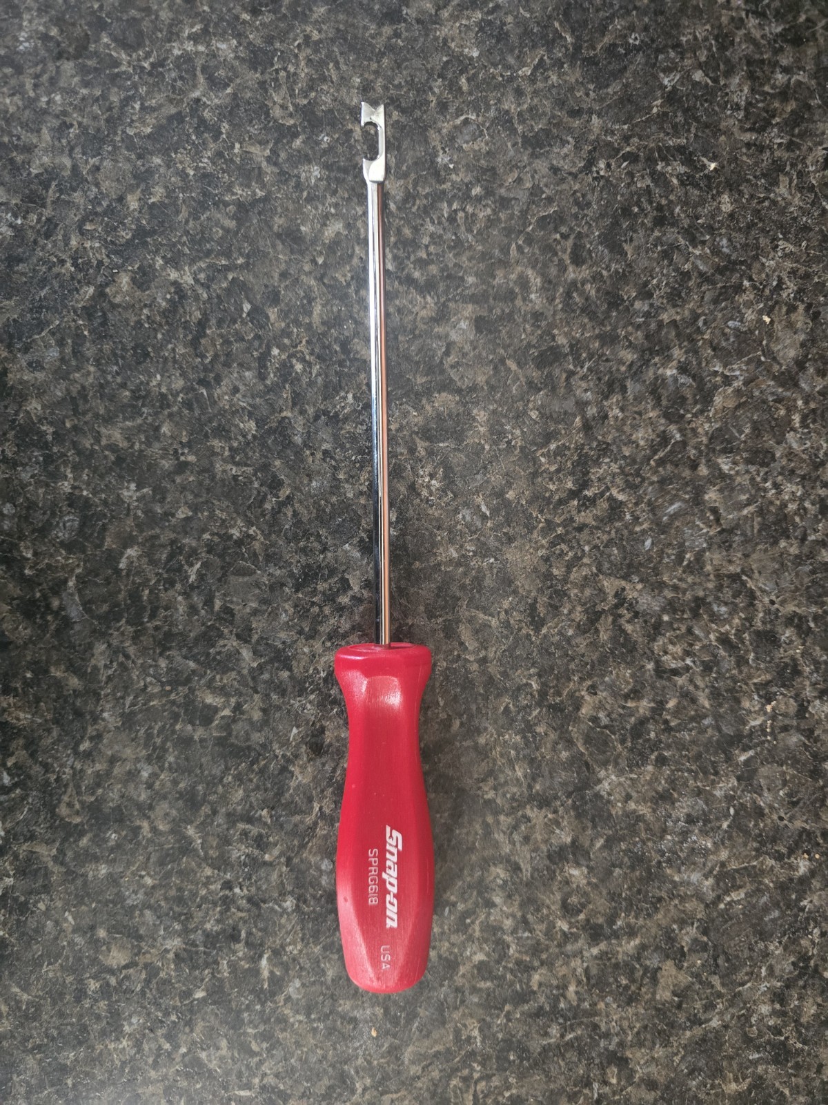 Snap On Tools Pull & Push Spring Tool C&V Groove Red SPRG618R 6″ Shaft USA NEW!!