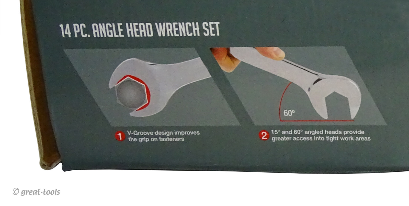 SUNEX ANGLE HEAD WRENCH SET – mm – metric – 4-way – automotive hand tools