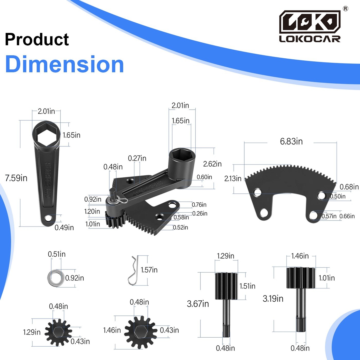 Torque Multiplier Leverage Tool 000133 for Vw 36mm Axle Nut & Flywheel Gland Nut
