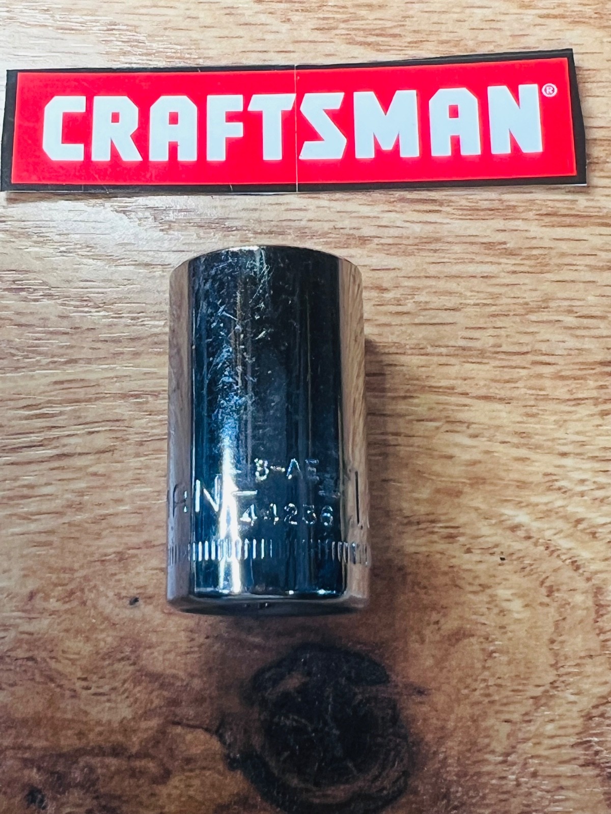 Craftsman Socket 15mm 44236 S-AE 12 point 1/2” Drive Ultrasonic Cleaned