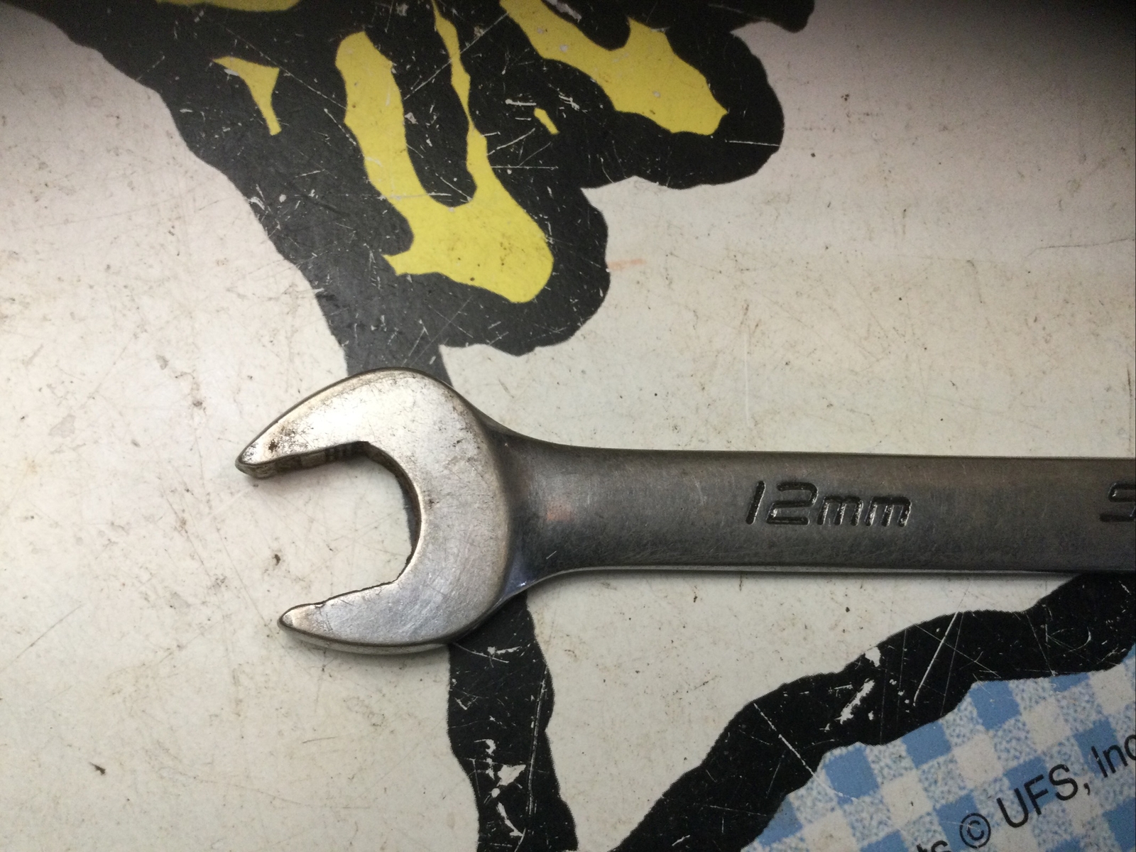 Snap On 12MM Flank Drive Plus Combination Wrench SOEXM12 Patten Pending