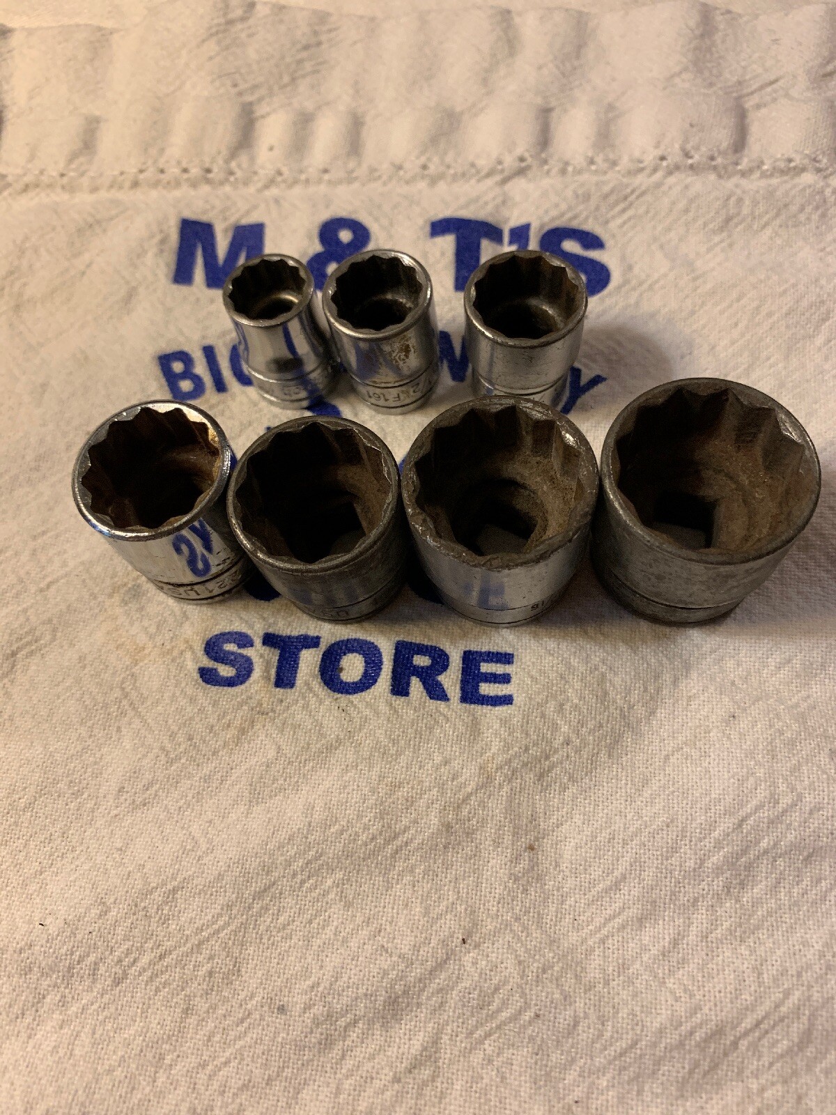 Snap-on Tools USA 3/8″ Drive 12pt 7pc Chrome Socket Set F Series