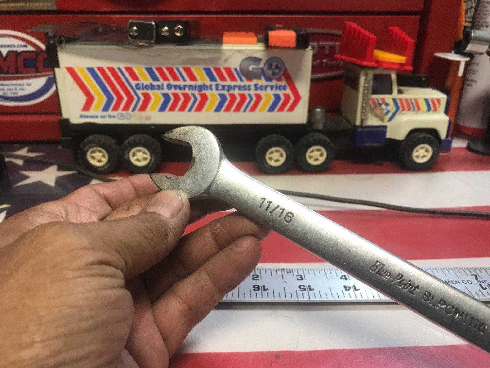 Blue point tools wrench 11/16” satin finish BLPCW1116 RRRR