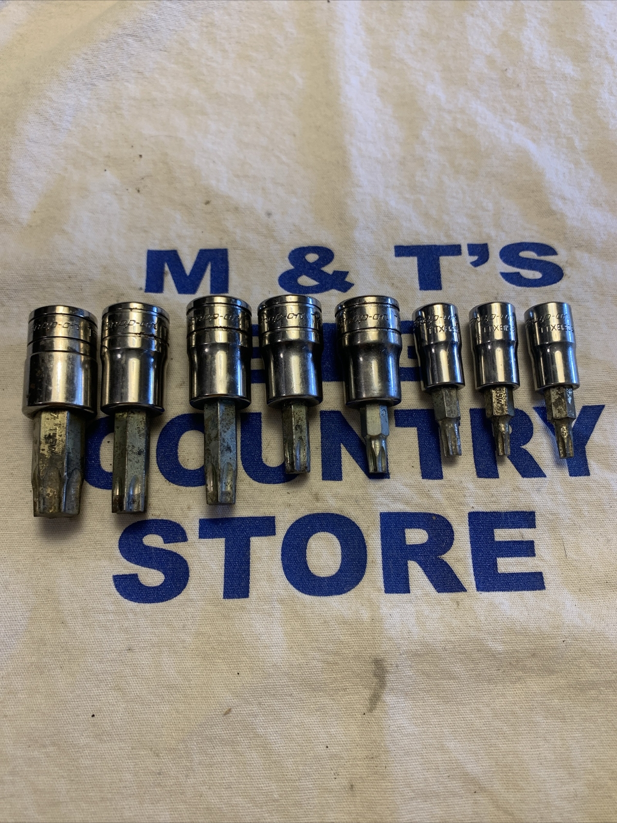 Snap-on 8pc Combination Drive TORX Bit Heavy-Duty Removal Socket Set 209EFTXBY