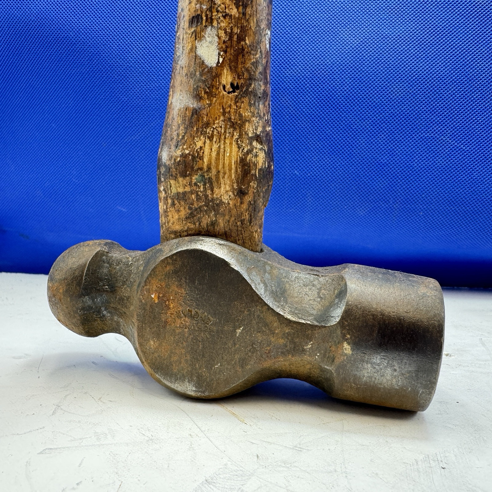 Ball Pein Hammer 2lb 12″ Hickory Shaft Vintage Reclaimed Tools Carpentry