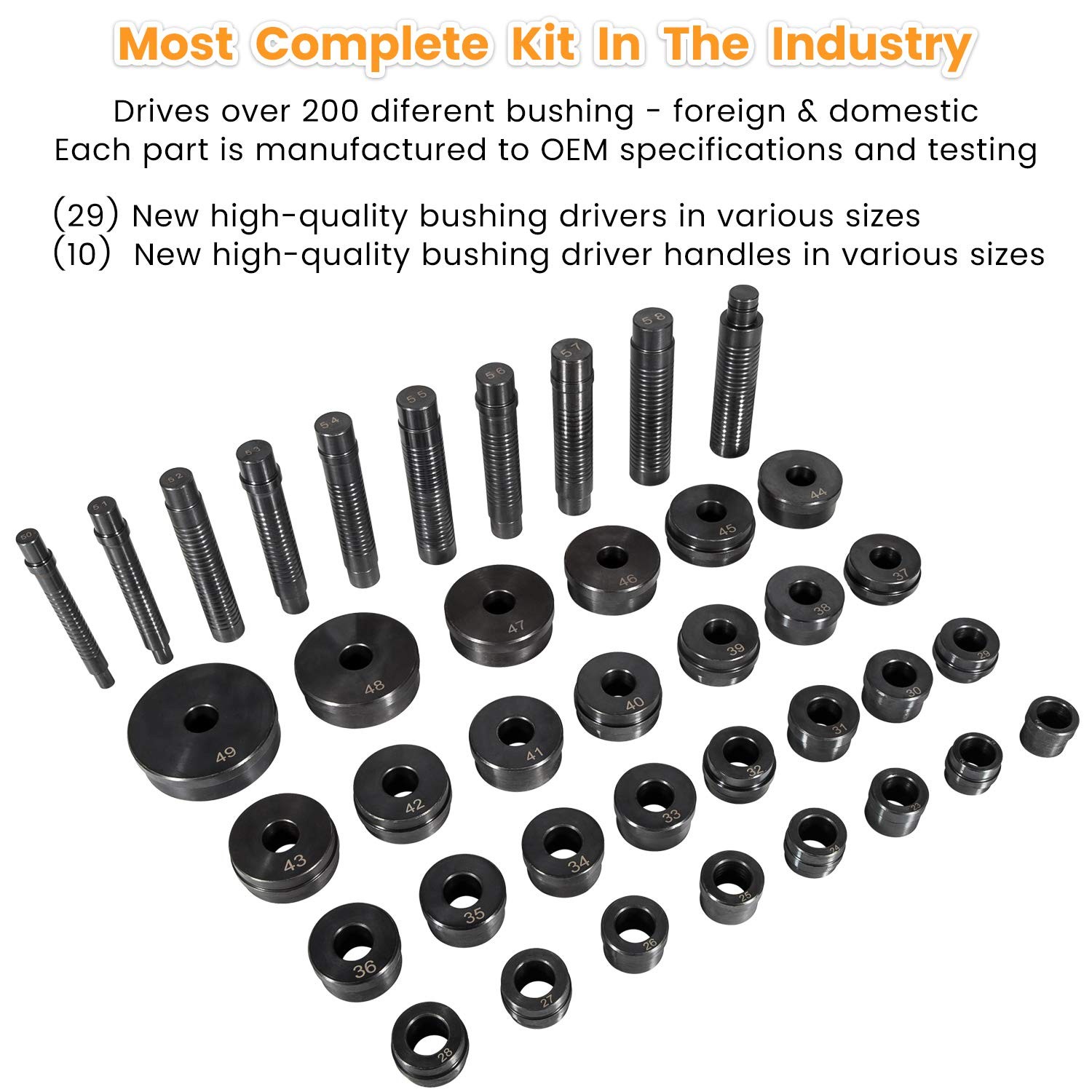 T-0220-39 Master Bushing Driver Kit Bushing Bearing Seal Installer Remover Tool