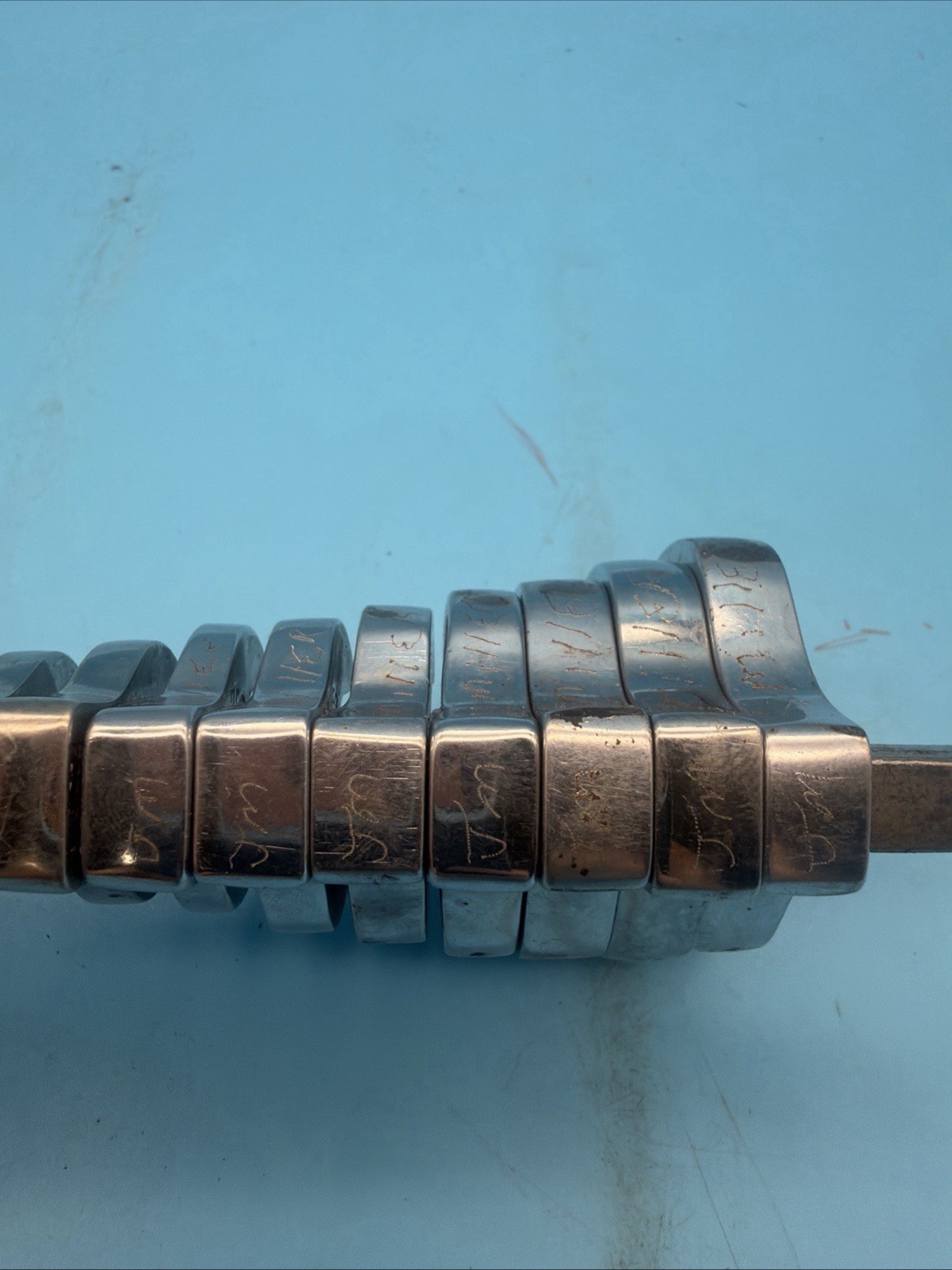 Snap-on FCO12-FCO32 SAE Crowfoot Wrench Set 10pc 3/8″ Drive USA 3/8″-1″