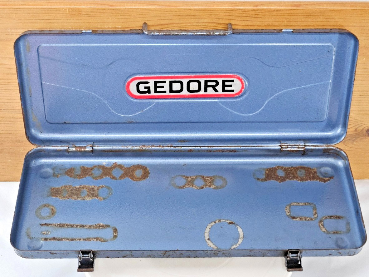 Vintage Gedore D19 TMAX Metric Imperial AF 1/2 Drive Complete Socket Set Germany