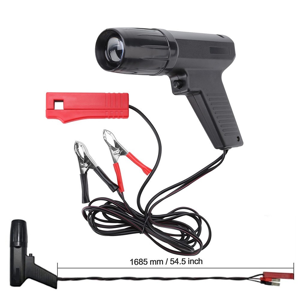 Car Motorcycle Engine Ignition Timing Light 12V Strobe Lamp Repair Tools