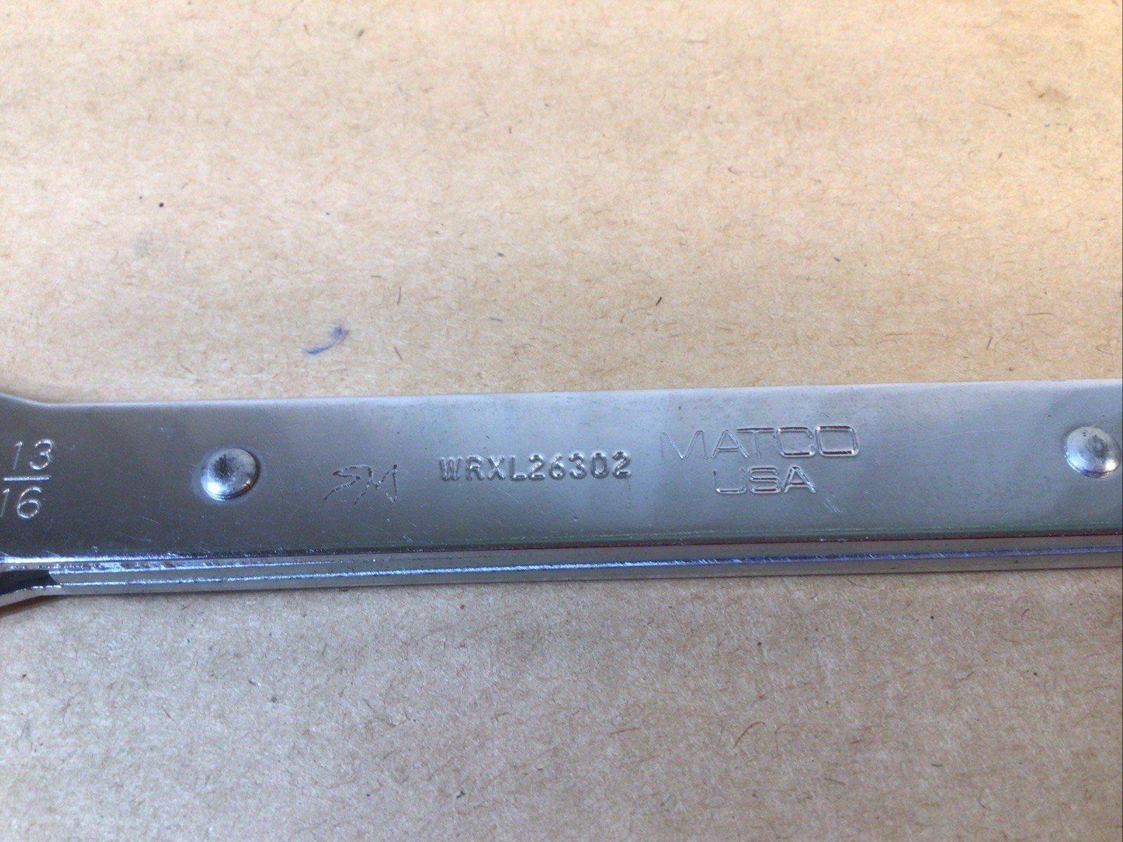 Matco 3/8” To 15/16” 12 Point Box Ratchet Wrench Set WRXL12142 To WRXL26302
