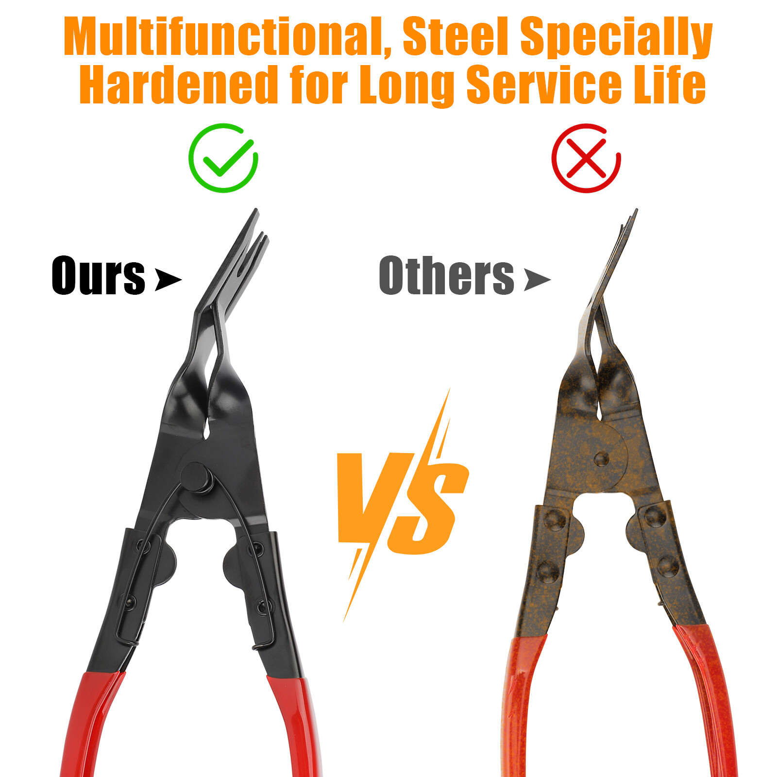 Car Push Pin Retainer Fastener Rivet Trim Clip Cutter Puller Pliers Removal Tool