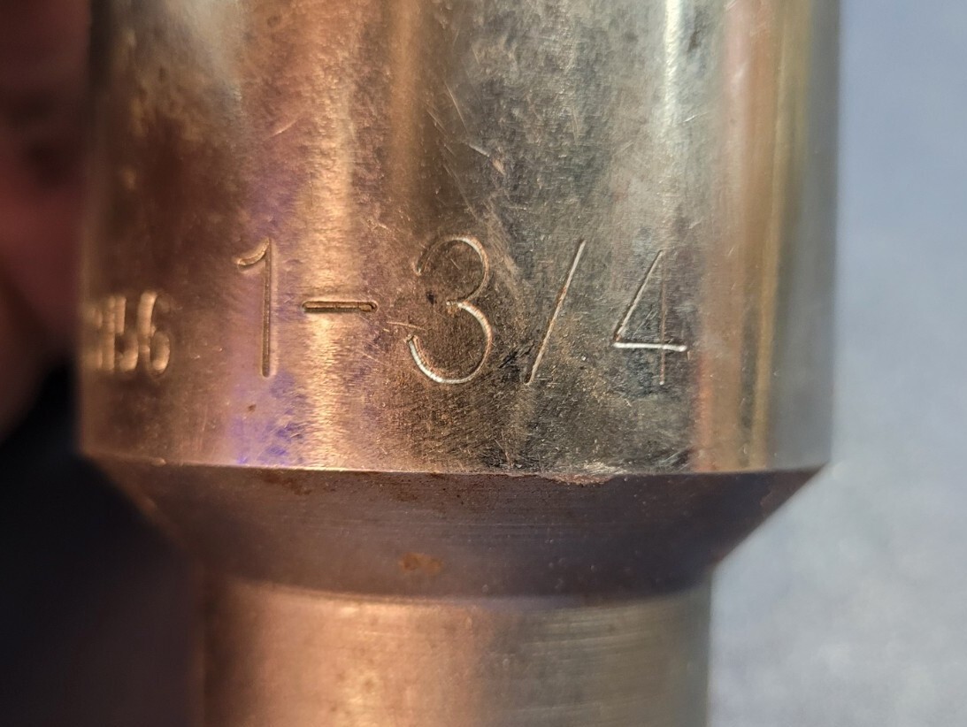 K-D Tools 1-3/4″ Socket – 12 point – 3/4″ Drive – Made in USA – Part # 54 3156