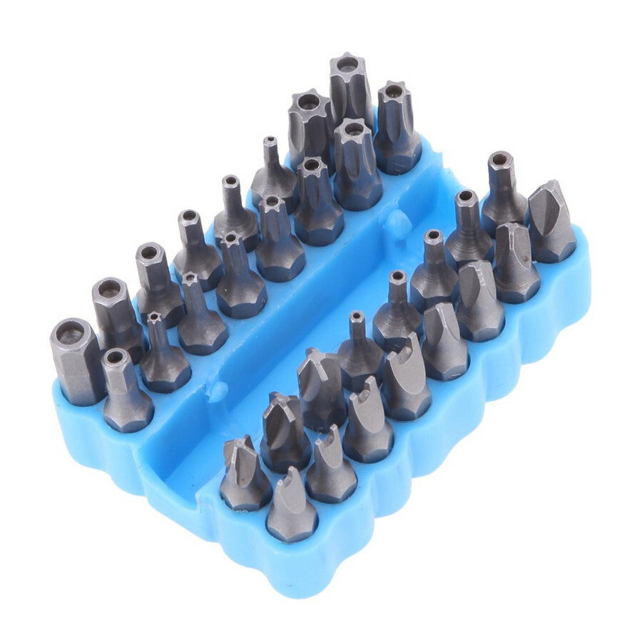 33x Spanner Security Head Screwdriver 2.5″ Magnetic Bit Holder Hand Repair Tool