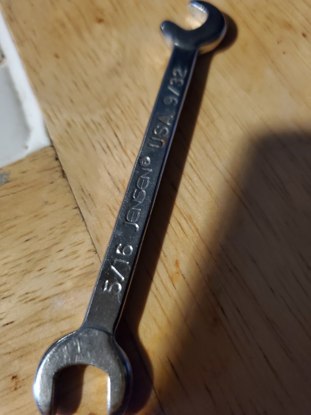 Jensen Vintage 9/32 and 5/16 Open End Combination Wrench