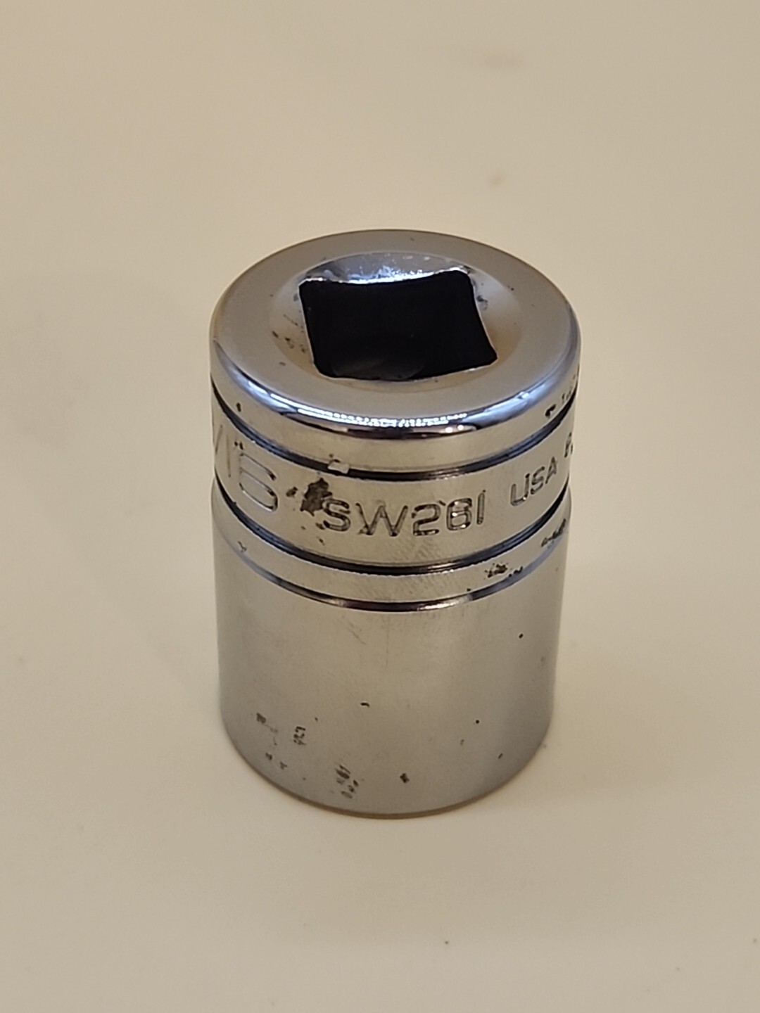 Snap-On Tools 1/2″ Drive SAE 13/16″ Flank Dr. 12-Point Shallow Socket SW261 USA