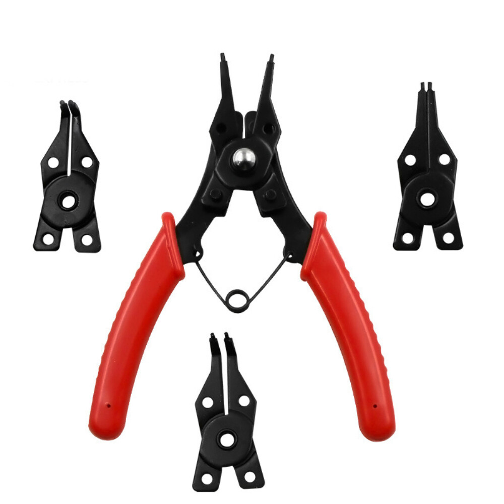 4 in 1 Snap Ring Pliers Plier Set Circlip Combination Retaining Clip Portable